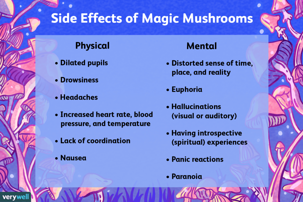 side effects of magic mushrooms